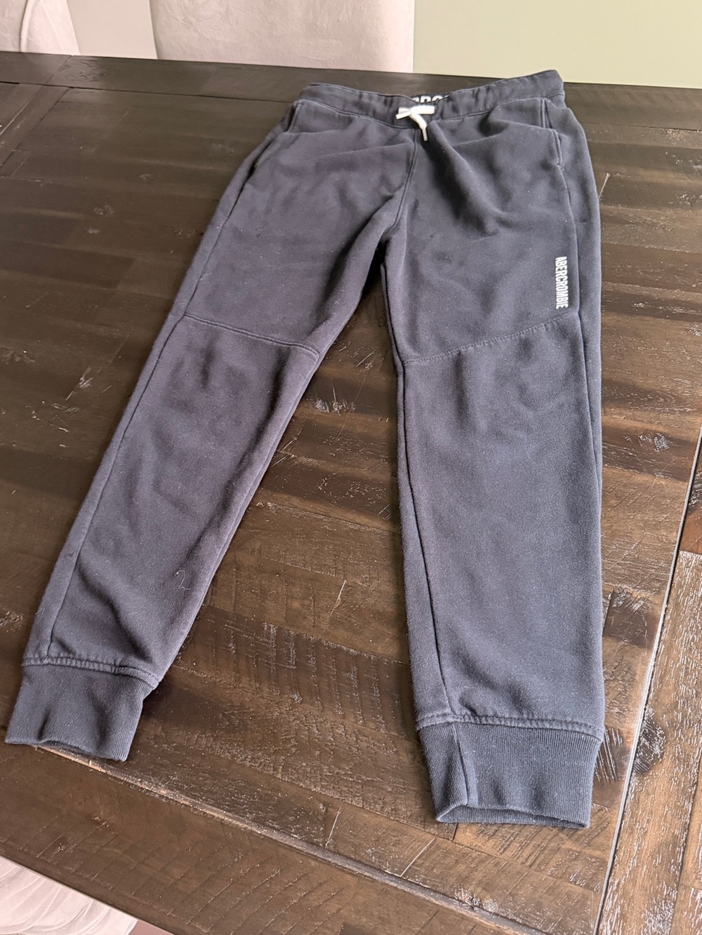 abercrombie kids Navy Fleece Joggers